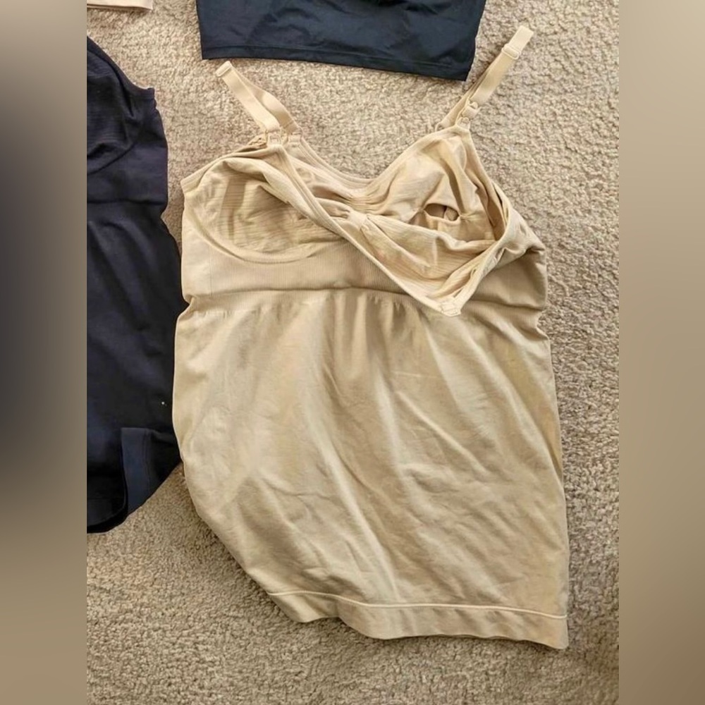 Kindred Bravely Sublime Hands-Free Pumping & Nursing Tank in Beige